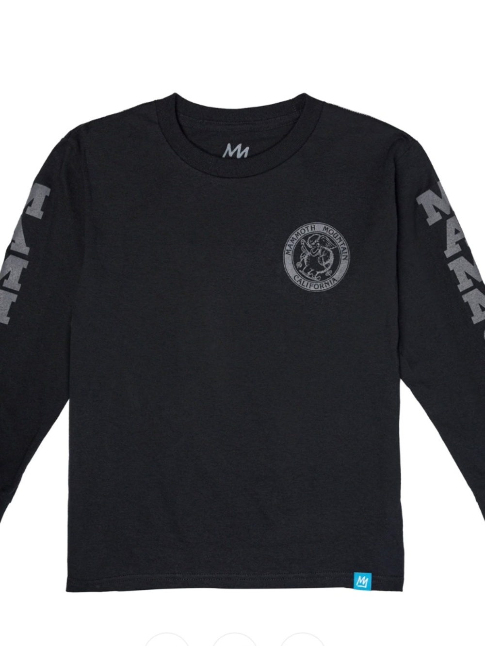 Mammoth Ski Whooly Youth Long Sleeve tee - Size Large